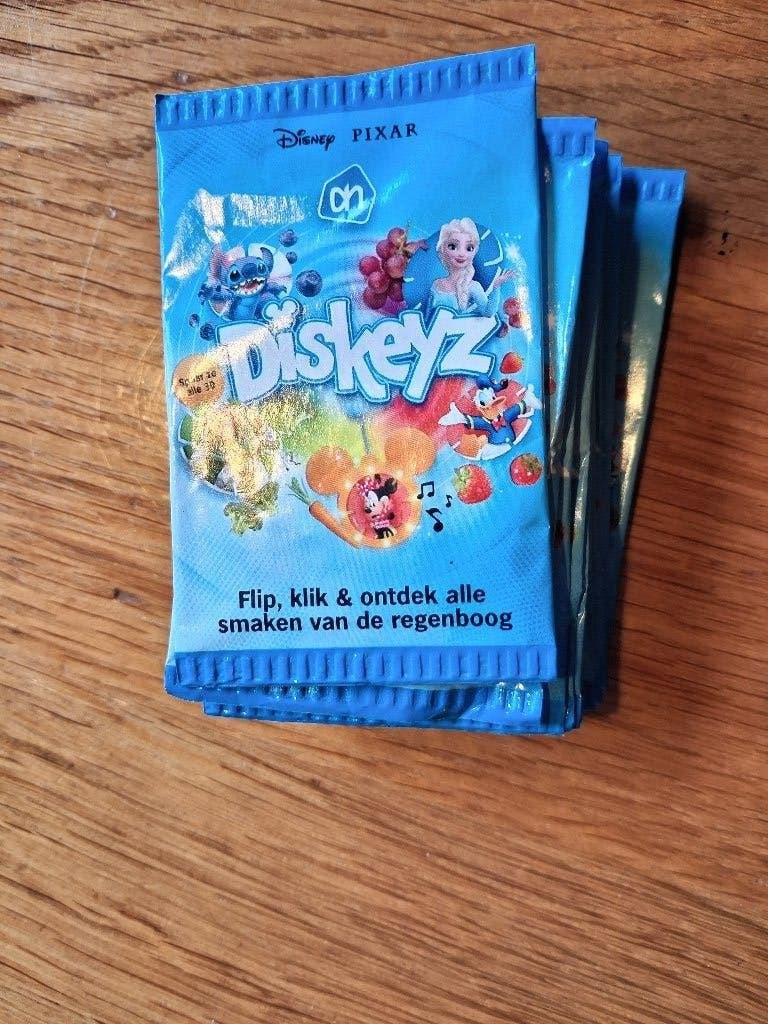 11 stuks AH Diskeys Disney Pixar plaatjes ongeopend, Albert Heijn, Ophalen of Verzenden