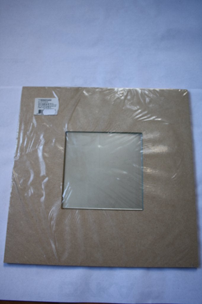 Mdf spiegellijst met spiegel 35x35cm, Verzenden, Nieuw, Hout, Knutselmateriaal