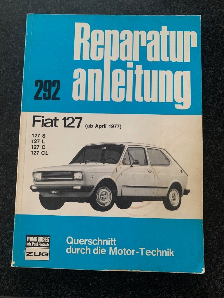 reparatiehandleiding fiat 127, Ophalen of Verzenden