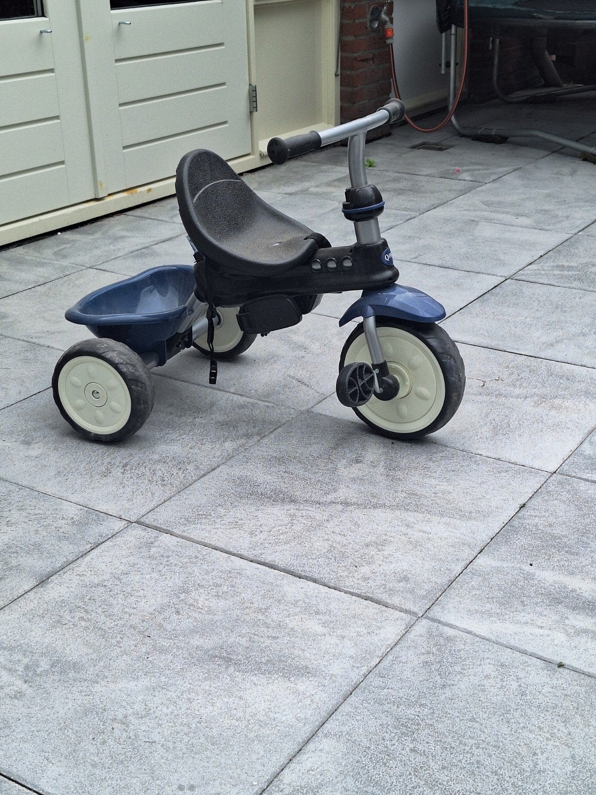 Q Play Comfort Premier Driewieler 4-in-1 Blauw, Kinderen en Baby's, Speelgoed | Buiten | Voertuigen en Loopfietsen, Zo goed als nieuw