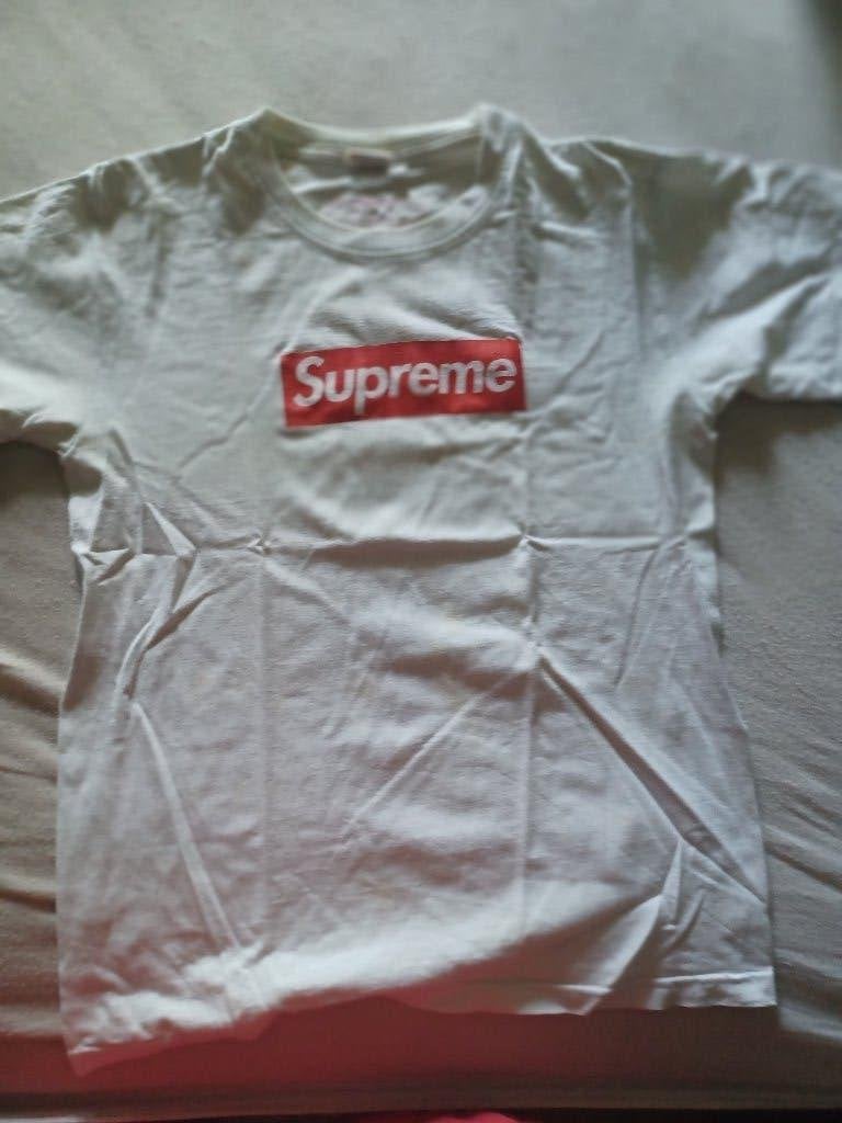 t-shirt Supreme - maat M, Maat 48/50 (M), Wit, Ophalen of Verzenden, Gedragen