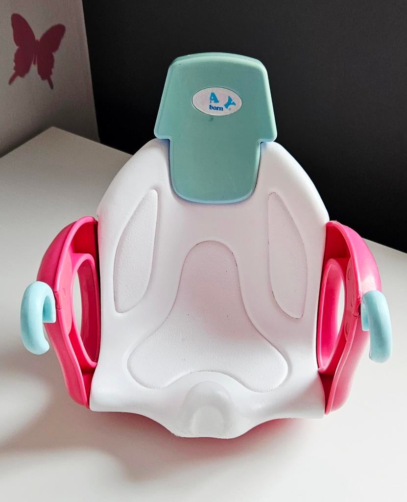Fietsstoeltje voor Baby Born pop, Ophalen, Zo goed als nieuw, Meisje