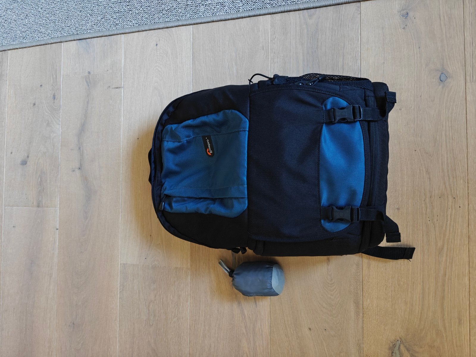 Lowepro Cameratas met regenhoes, Rugtas, Ophalen of Verzenden, Zwart, Zijvakken