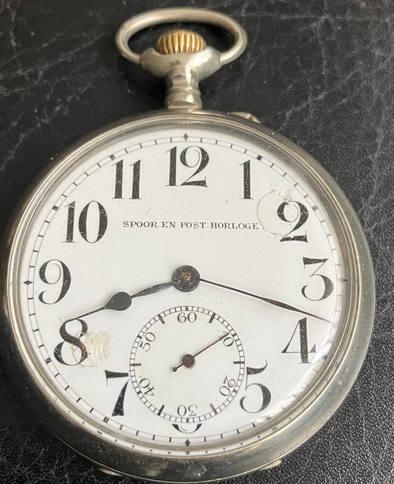 Oud Zakhorloge ,,Spoor en Post Horloge´´ goed lopend horloge, Overige merken, Overige materialen, Zakhorloge, 1900 tot 1930