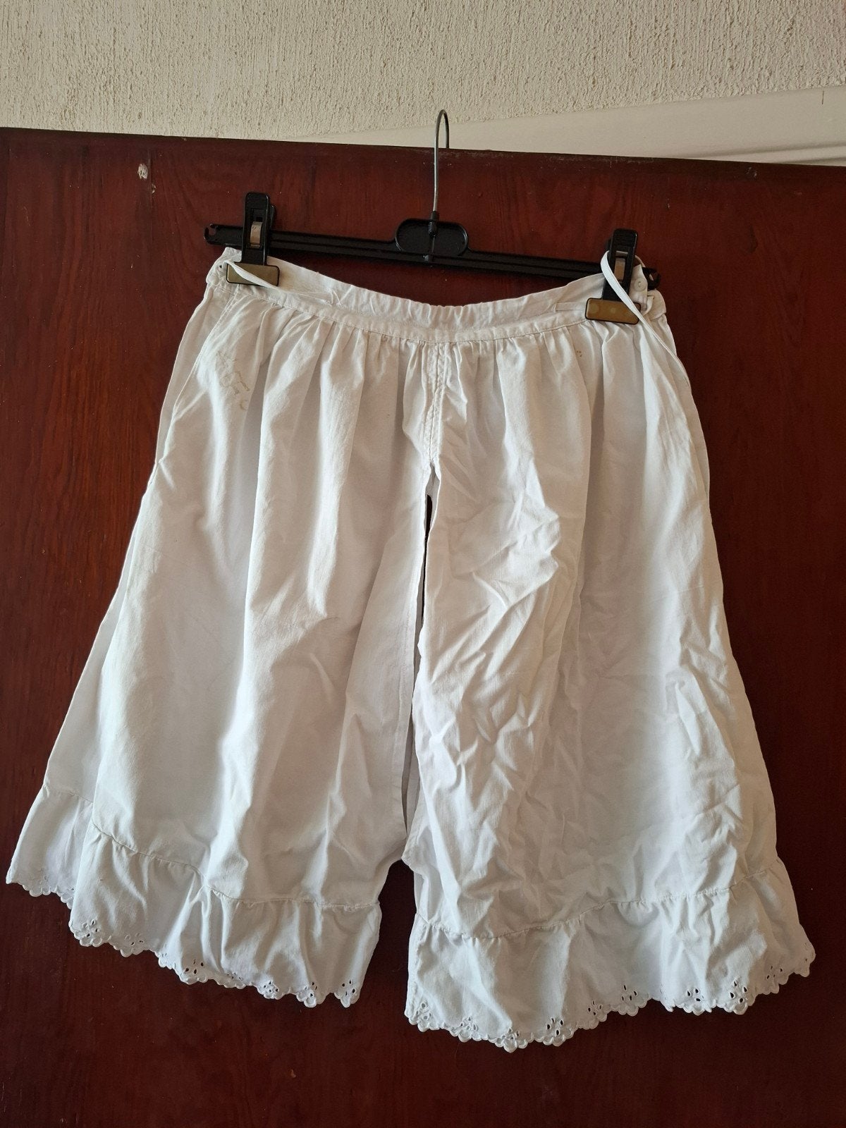 Brocante witkatoenen damesondergoed, Antiek en Kunst, Ophalen of Verzenden, Dames, Onbekend/Vintage