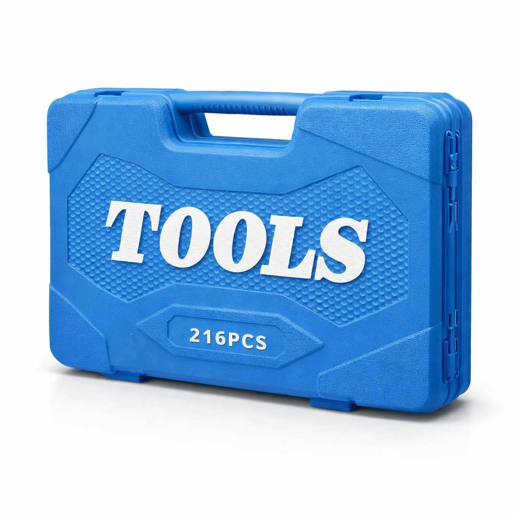 Dopsleutelset 216-delig – Professionele Gereedschapskoffer, Ophalen of Verzenden, Nieuw