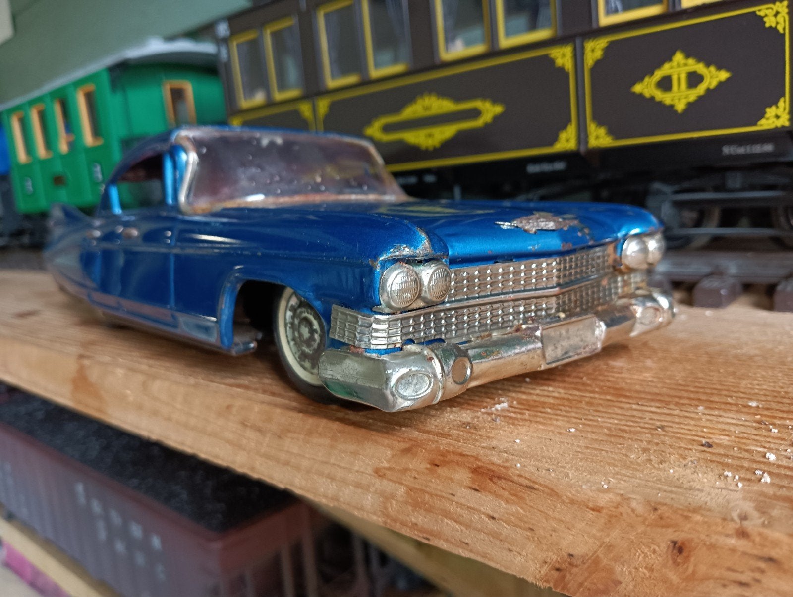Cadillac Bandai metaal, Hobby en Vrije tijd, Modelauto's | 1:18, Ophalen