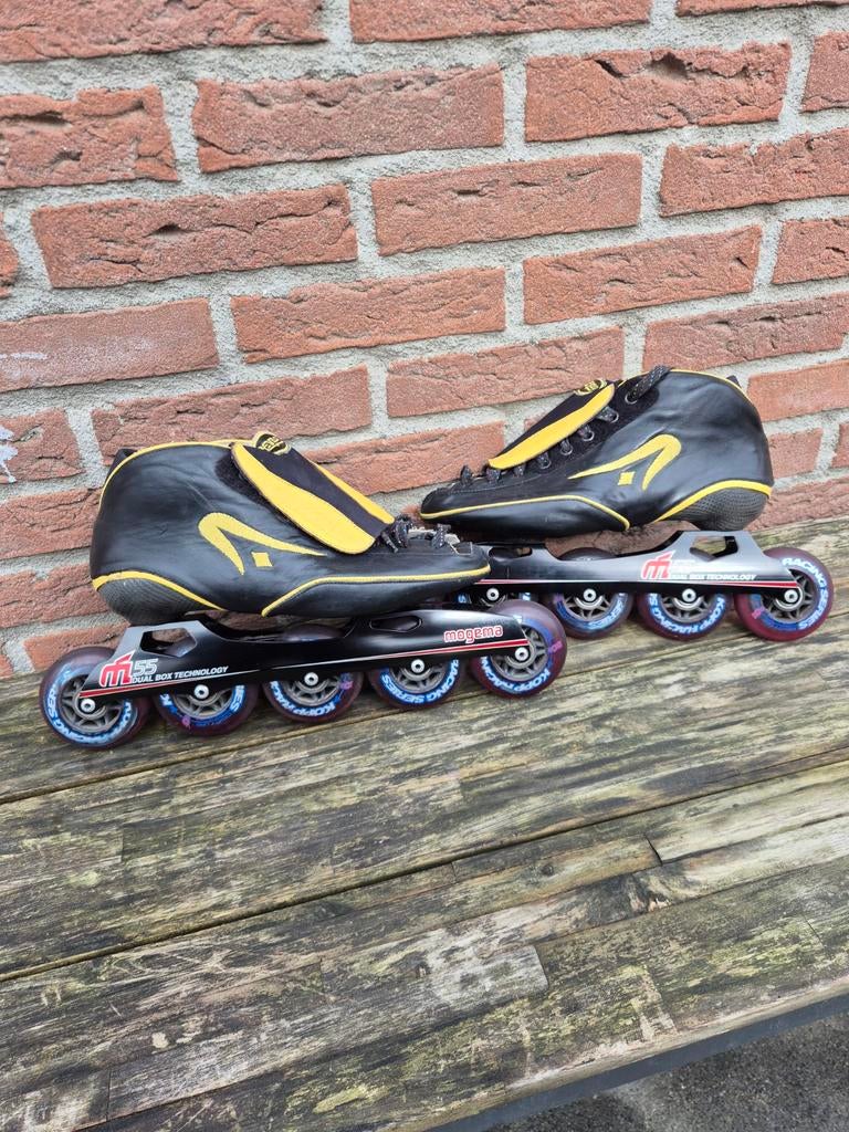 Skeelers Mogema M55 met Raps schoenen., Ophalen of Verzenden, Gebruikt, Inline skates 5 wielen, Overige merken