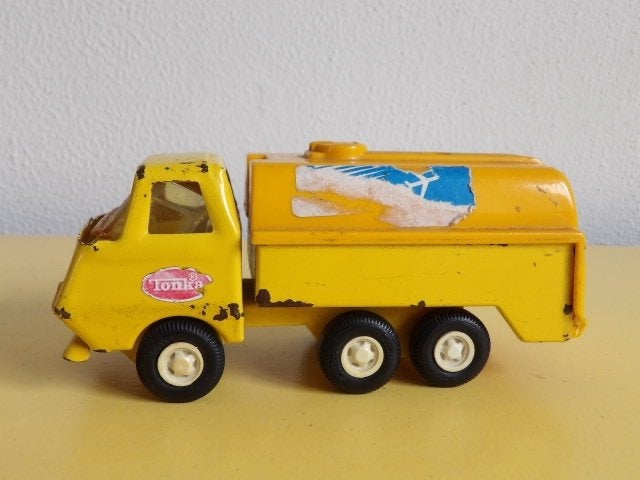 VINTAGE TONKA TANKWAGEN, Ophalen of Verzenden, Gebruikt