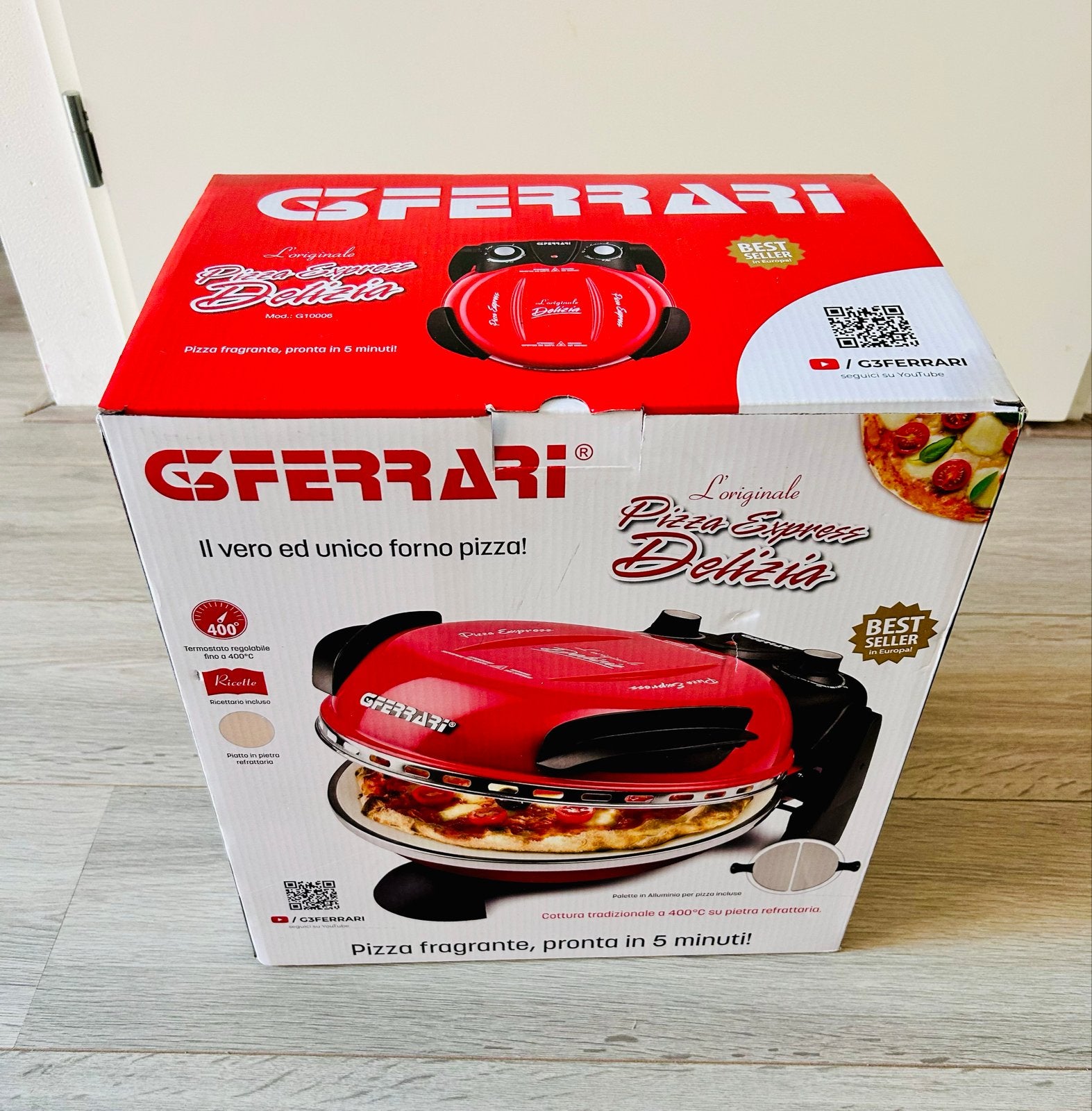 Pizzaoven- G3 Ferrari Pizza oven - Nieuw in doos, Ophalen, Nieuw, G3 Ferrari
