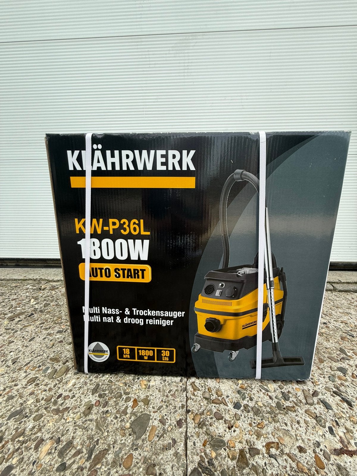 Professionele Klährwerk KW-P36L Bouwstofzuiger 1800W – NIEUW, Ophalen, Nieuw, Elektrisch