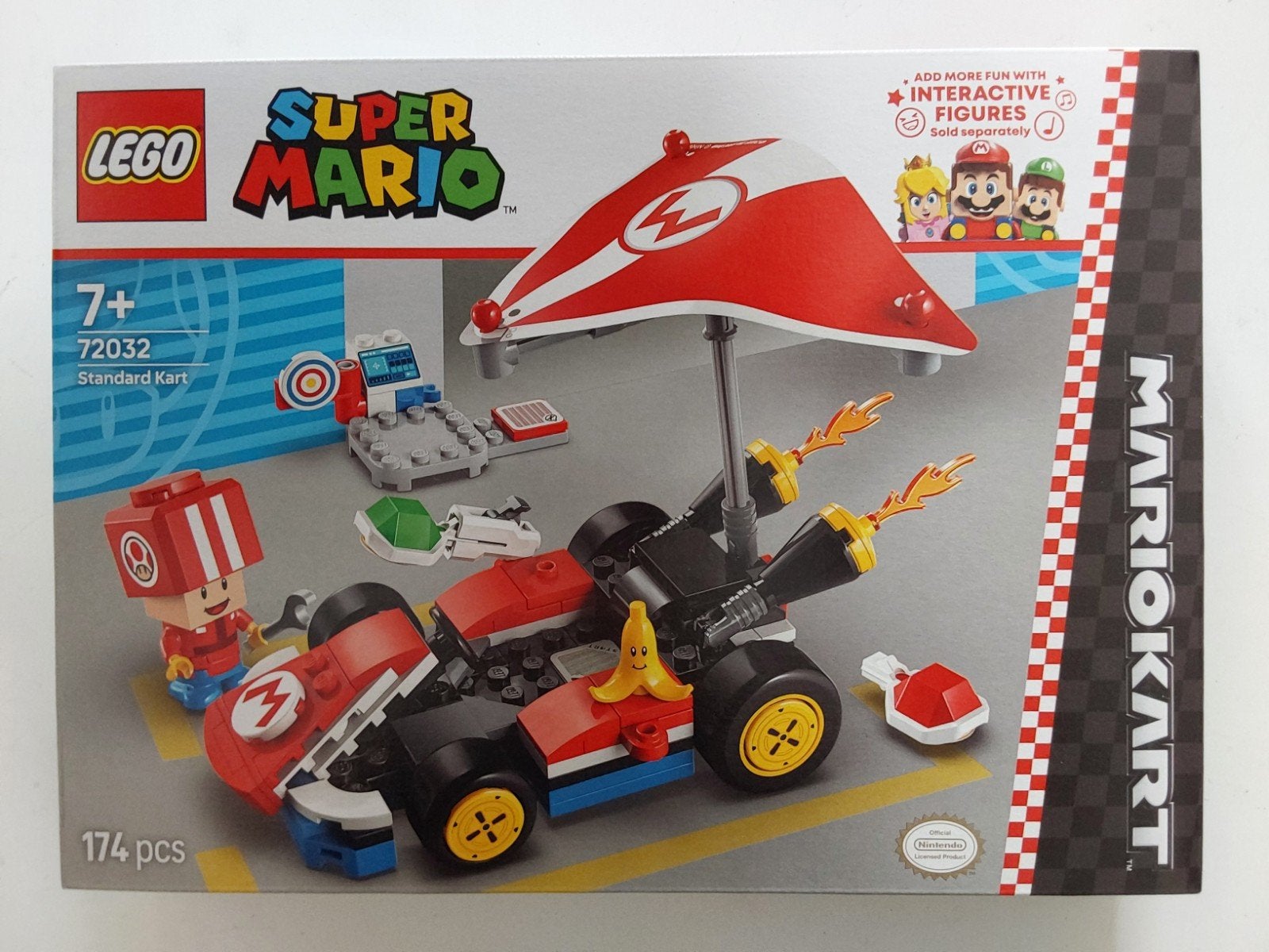 Lego Super Mario 72032 Standard Kart 🆕️ ( in seal ), Lego, Nieuw, Ophalen of Verzenden, Complete set