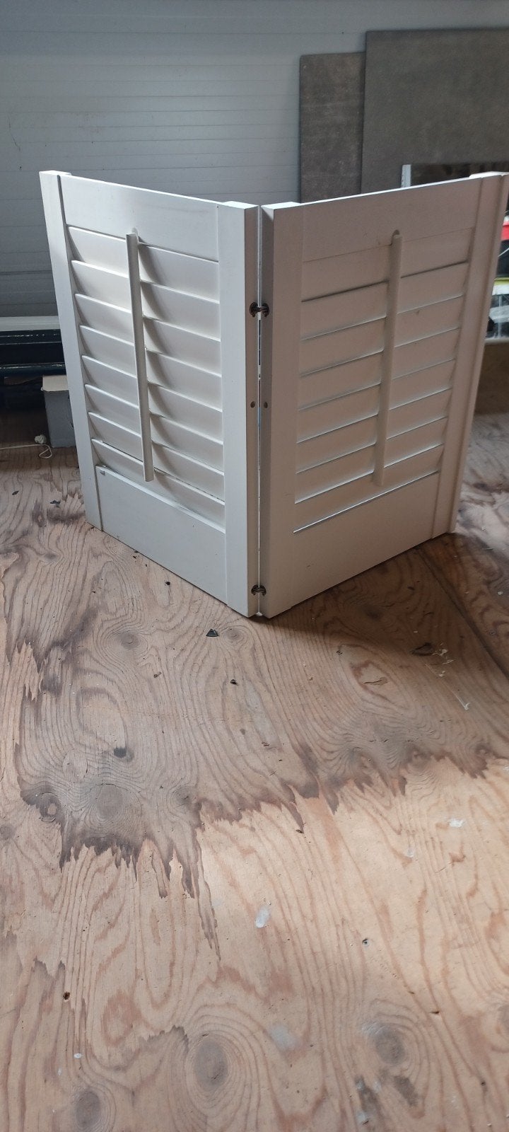Decoratieve shutter voor de sier - wit, Ophalen, Gebruikt