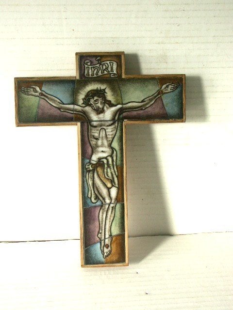 Opaline Kruis, Ophalen of Verzenden, Gebruikt, Sieraad