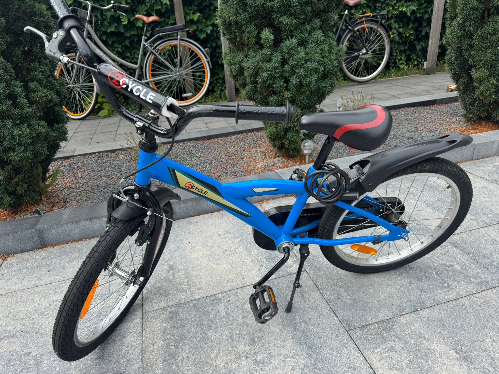 Kinderfiets 20 inch, Terugtraprem, Gebruikt, Ophalen of Verzenden, Handrem