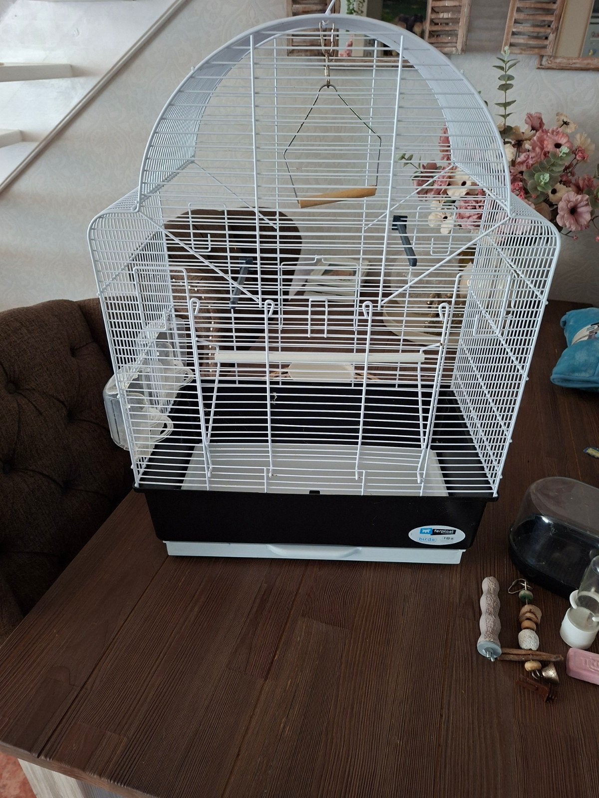 vogelkooi, Ophalen, Zo goed als nieuw, Kooi-accessoires