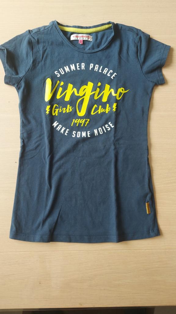 Vingino T-shirt "Summer Palace Girls Club" maat 152, Kinderen en Baby's, Kinderkleding | Maat 152, Meisje, Ophalen of Verzenden