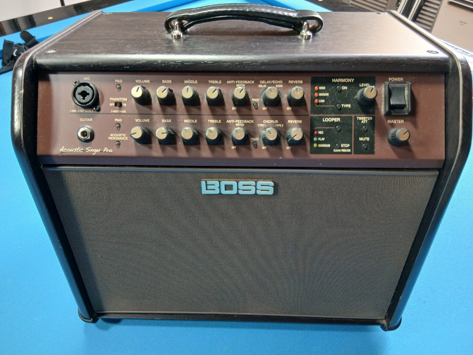 BOSS Acoustic Singer Pro gitaarversterker, Ophalen of Verzenden, Zo goed als nieuw, Gitaar, 100 watt of meer