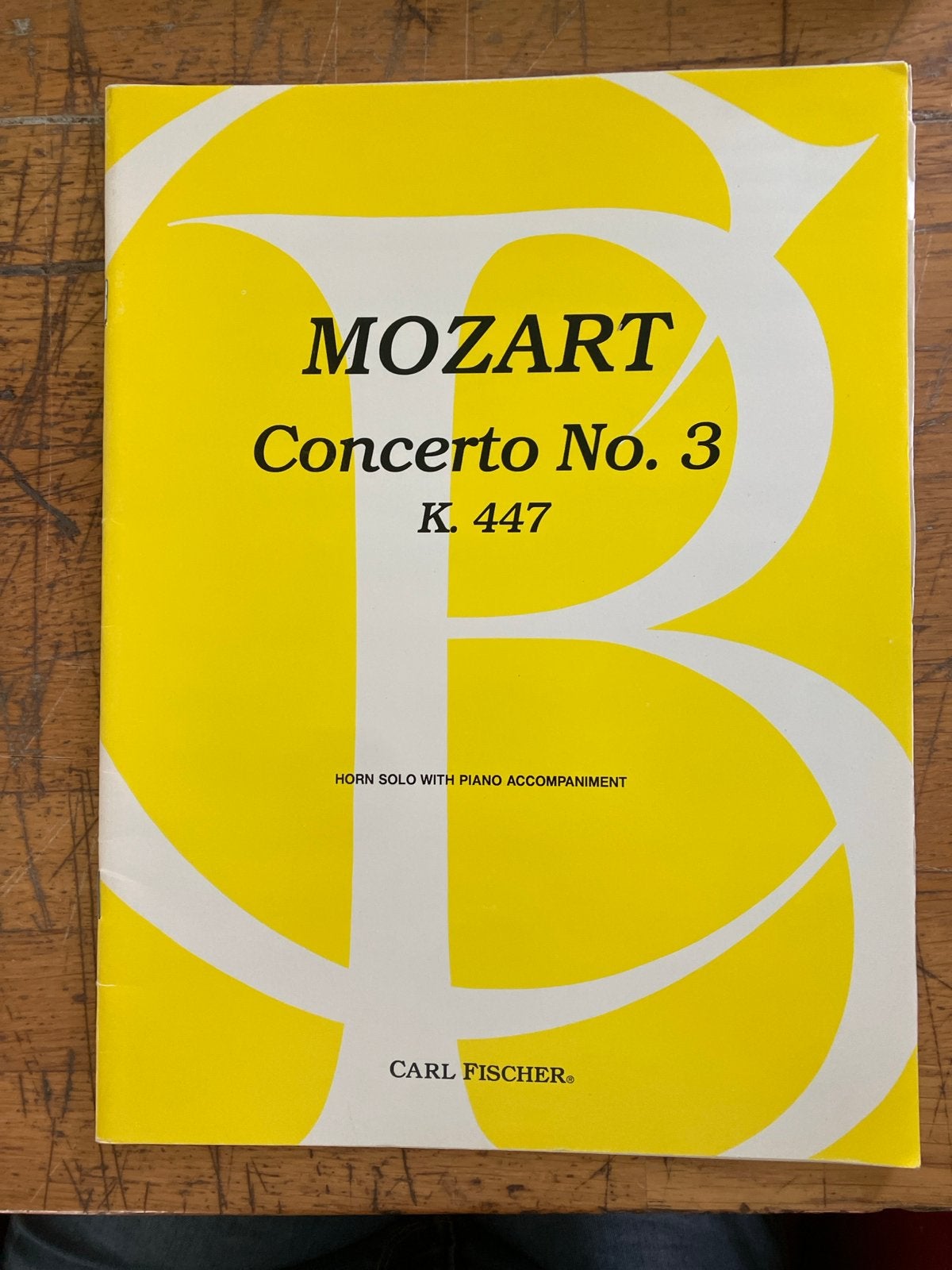 Mozart: Concert nr. 3 K. 447 voor hoorn en piano, Muziek en Instrumenten, Gebruikt, Klassiek, Ophalen of Verzenden, Artiest of Componist