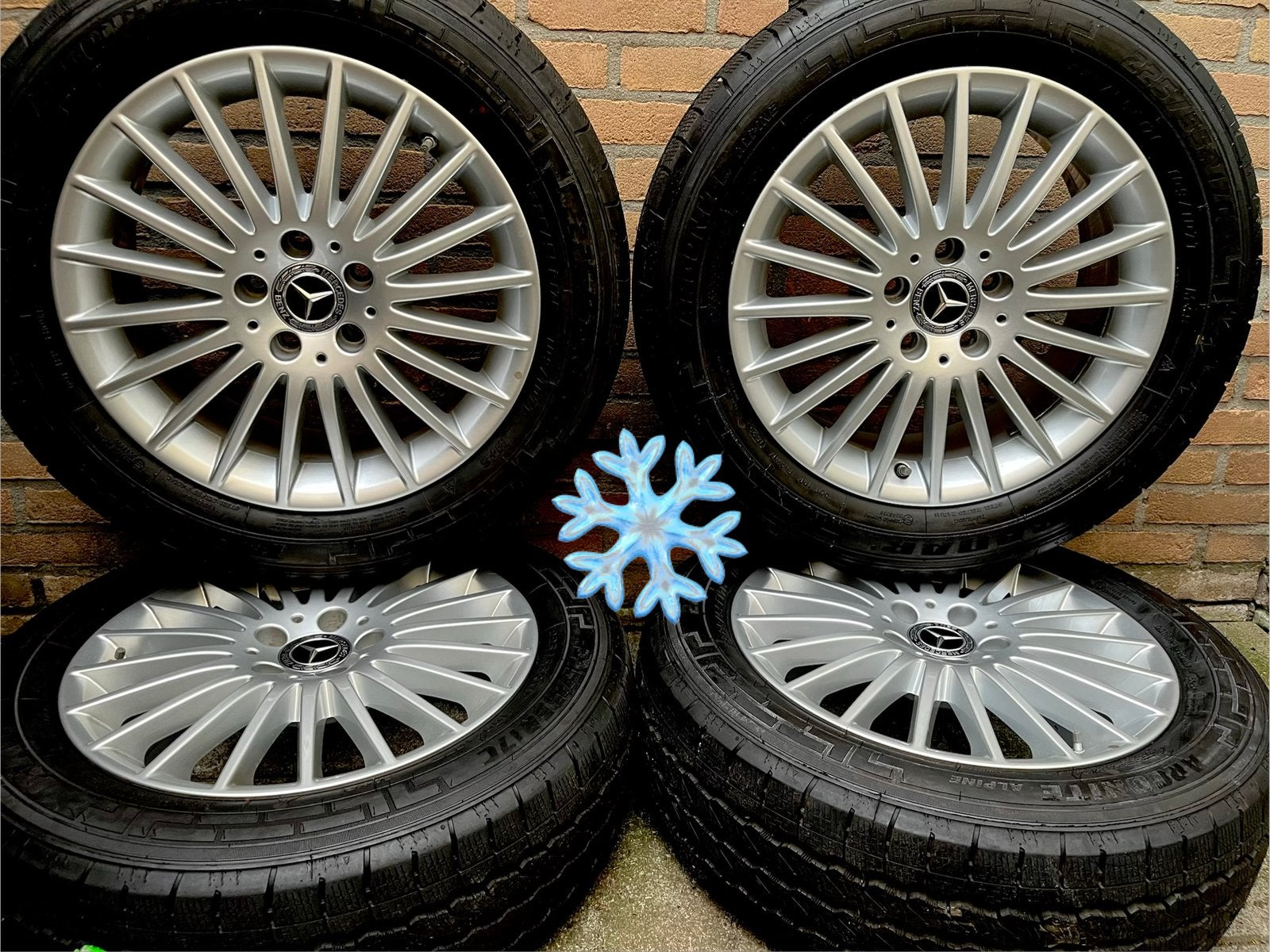 225/55/17 NIeuwe orig Mercedes vito v-klasse EQV winterset, Bestelwagen, Banden en Velgen, Nieuw, 17 inch