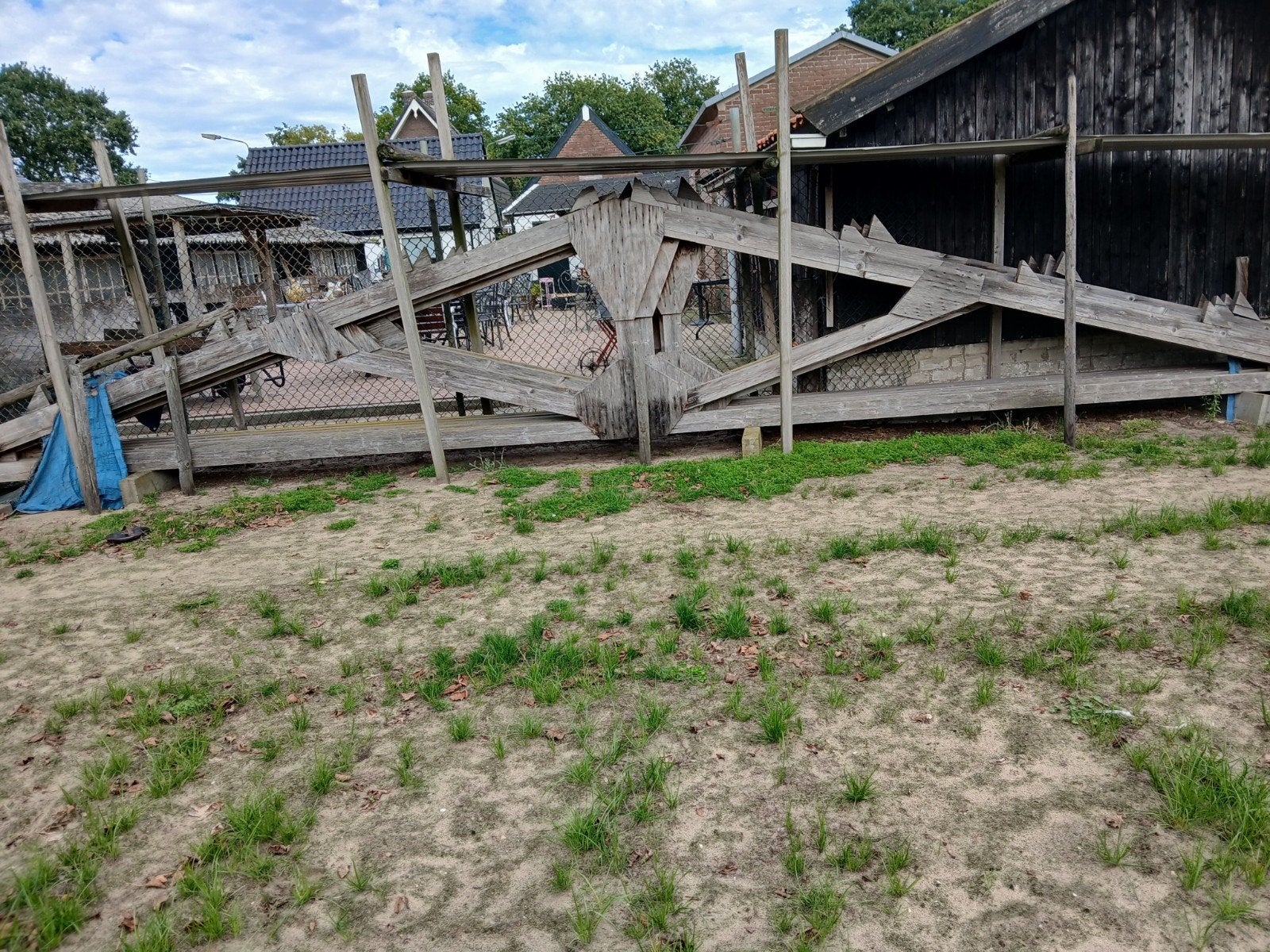 houten spanten, Ophalen