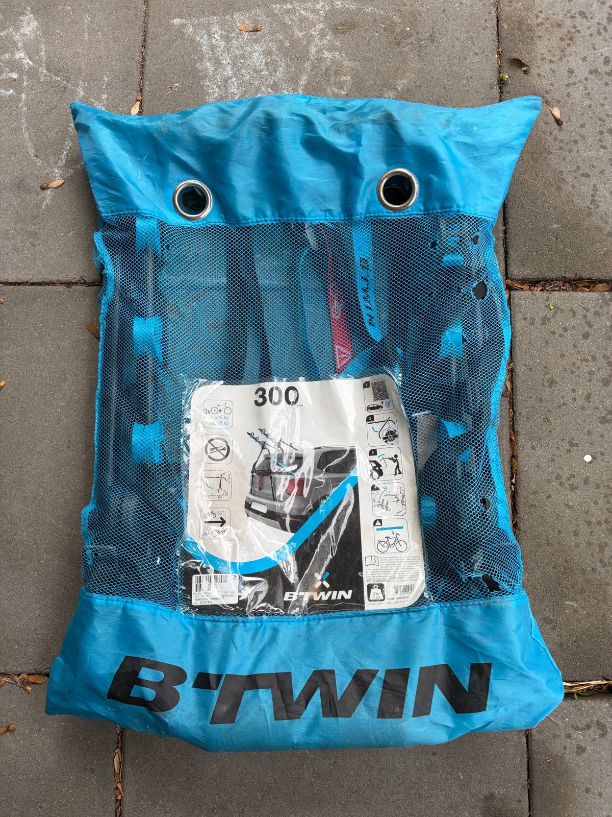 B'Twin 300 Fietsendrager voor 3 fietsen, Ophalen, Gebruikt