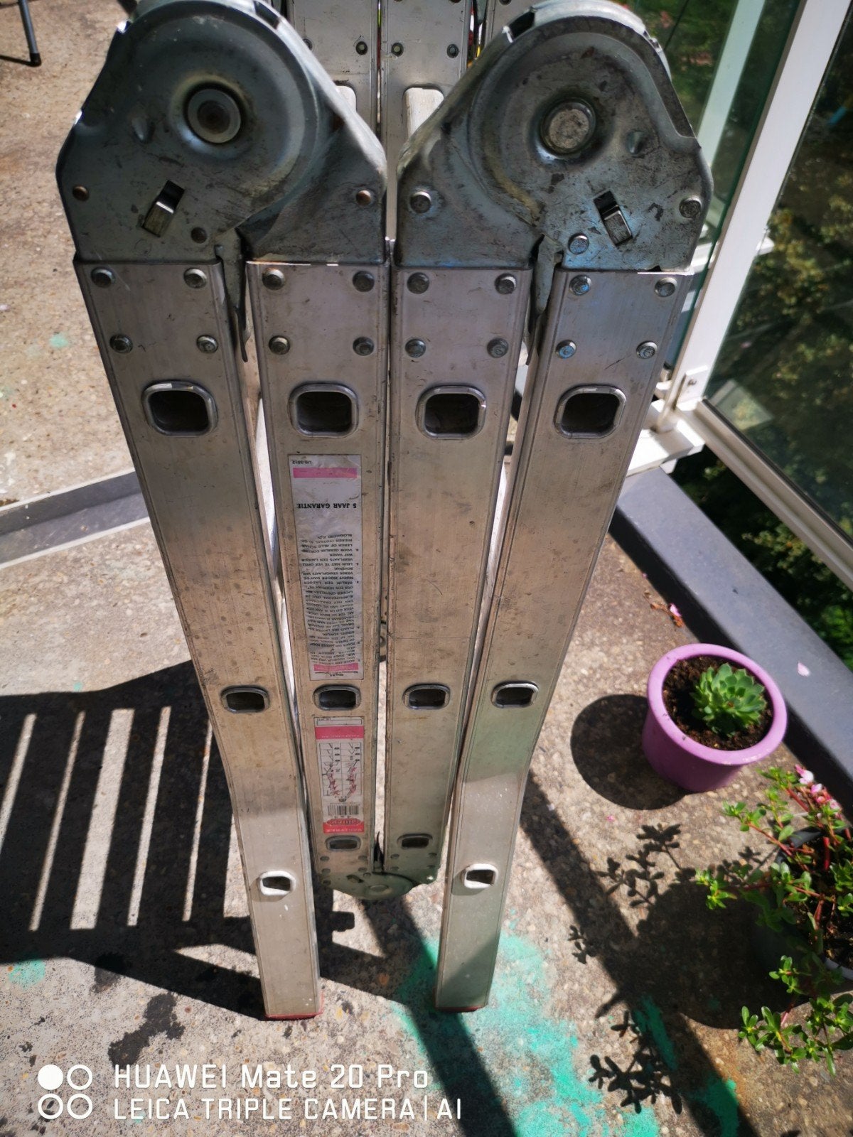 Multifunctionele aluminium vouwladder, Ophalen of Verzenden