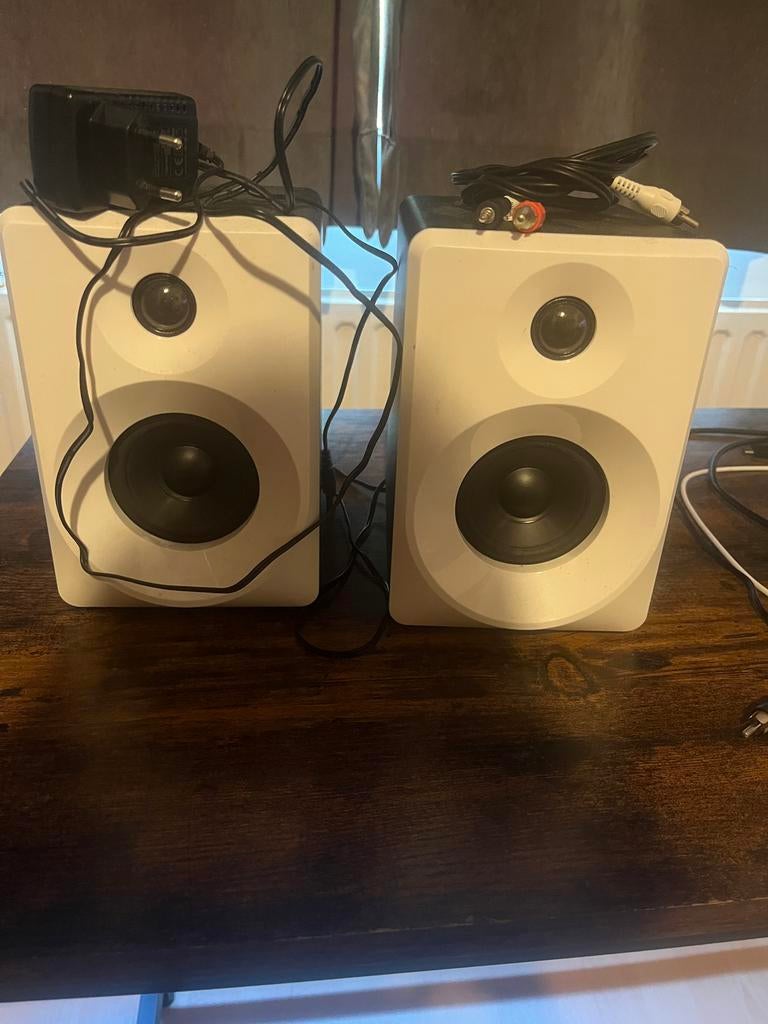 Vonyx SMN30 Actieve Studio Monitoren - Wit, Audio, Tv en Foto, Luidsprekers, Overige merken, Gebruikt, Ophalen of Verzenden, Minder dan 60 watt