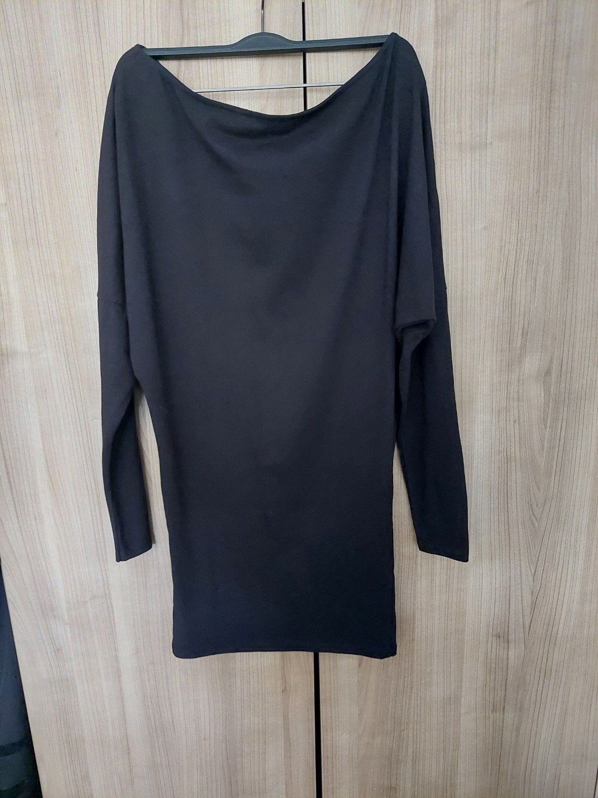 zwart tuniek jurkje met riem/S, Zwart, Nieuw, Ophalen of Verzenden, Lange mouw