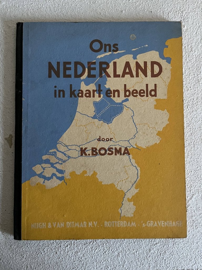 Ons Nederland in kaart en beeld, Boeken, Gelezen, Overige atlassen, Ophalen of Verzenden, K. Bosma