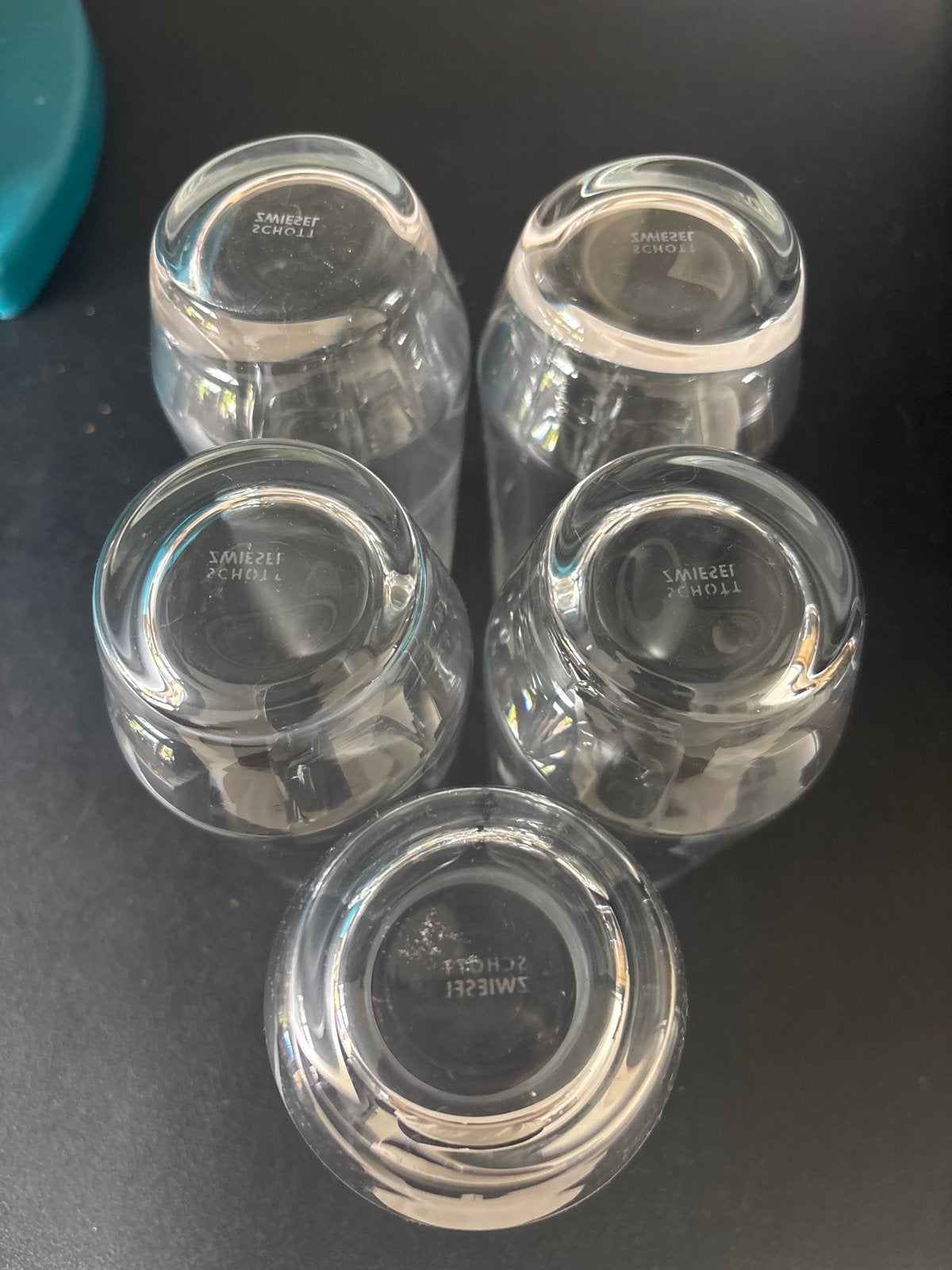 Schott Zwiesel glazen set, Ophalen