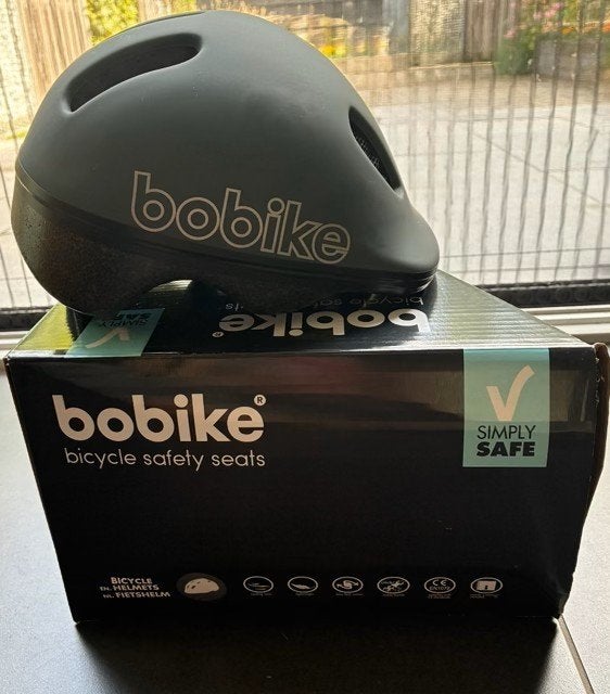 Fietshelm Bobike Go kinderhelm donkergrijs XXS 44-48 cm, Jongen of Meisje, Zo goed als nieuw, Bobike, Ophalen