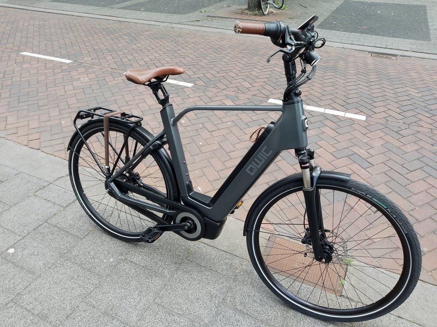 Qwic Premium Q MN8 h60 elektrische herenfiets middenmotor, Gebruikt, -, -, -