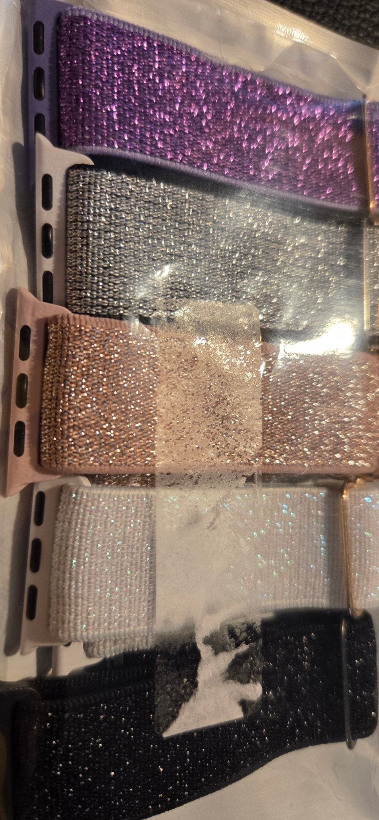 Nieuwe Glinsterend Apple Watch Bandje 38/40/41 mm, Ophalen of Verzenden, Nieuw, IOS