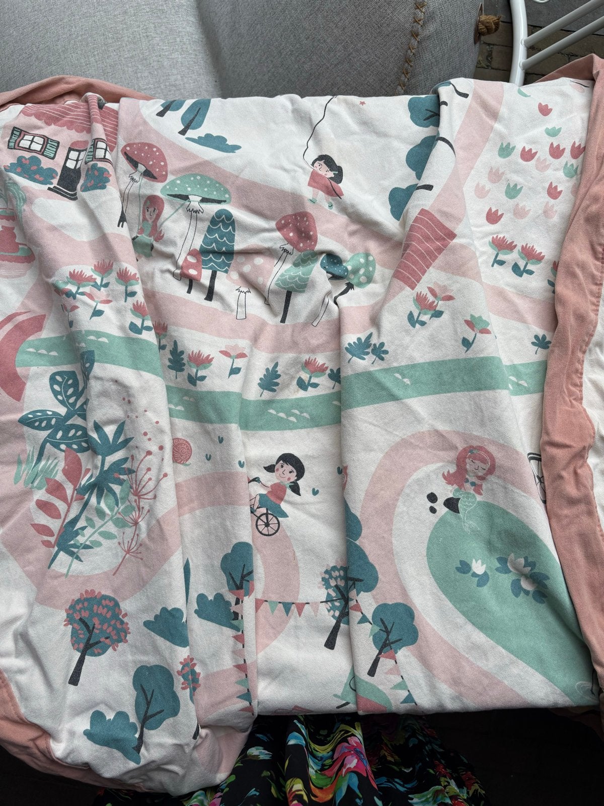 Speelkleed met trekkoord - Makkelijk op te ruimen, Ophalen of Verzenden, Gebruikt