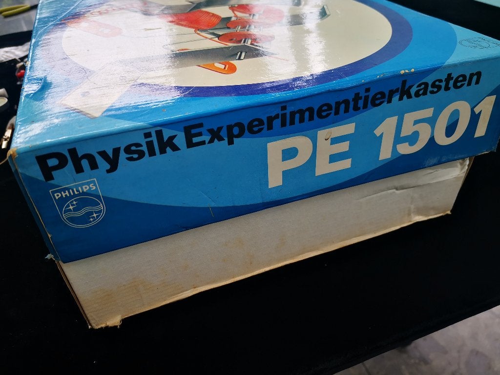 Vintage Philips Physik Experimentierkasten PE1501 speelgoed, Ophalen of Verzenden
