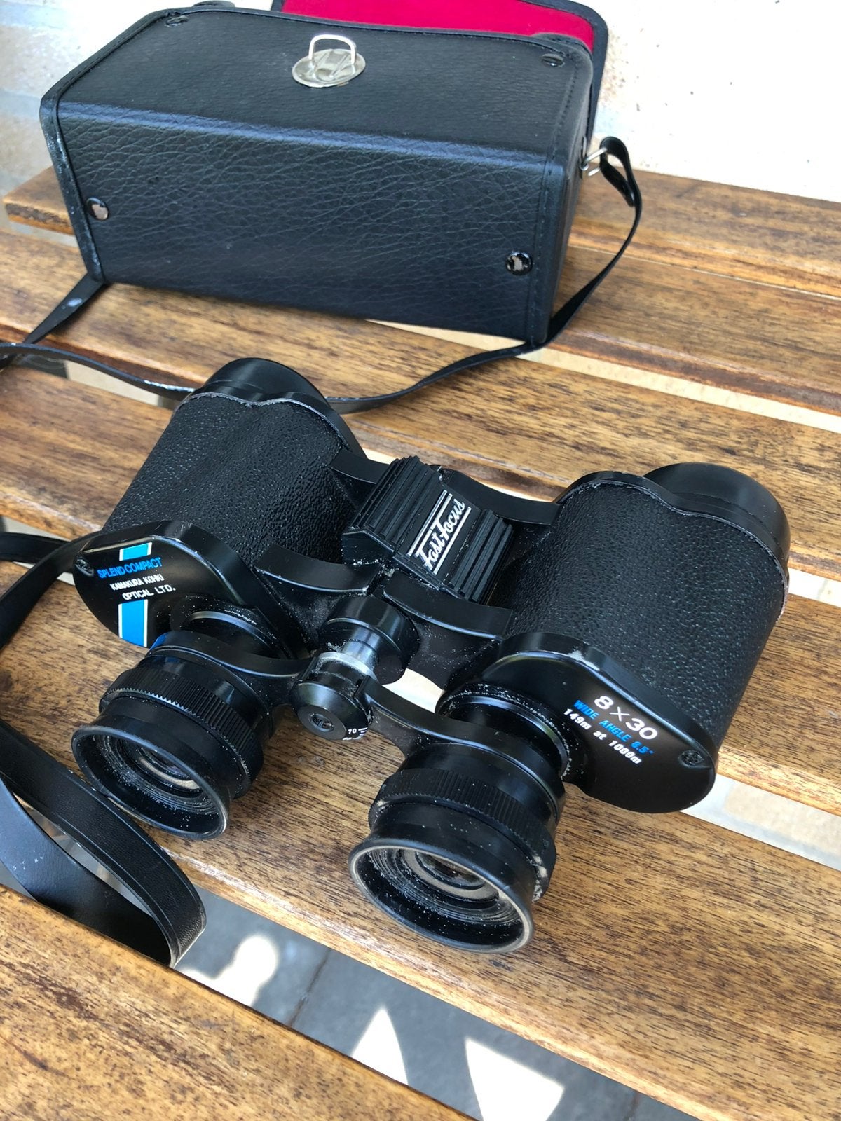 Splend Compact verrekijker Kamakura Kohki met tas, Audio, Tv en Foto, Optische apparatuur | Verrekijkers, Ophalen of Verzenden
