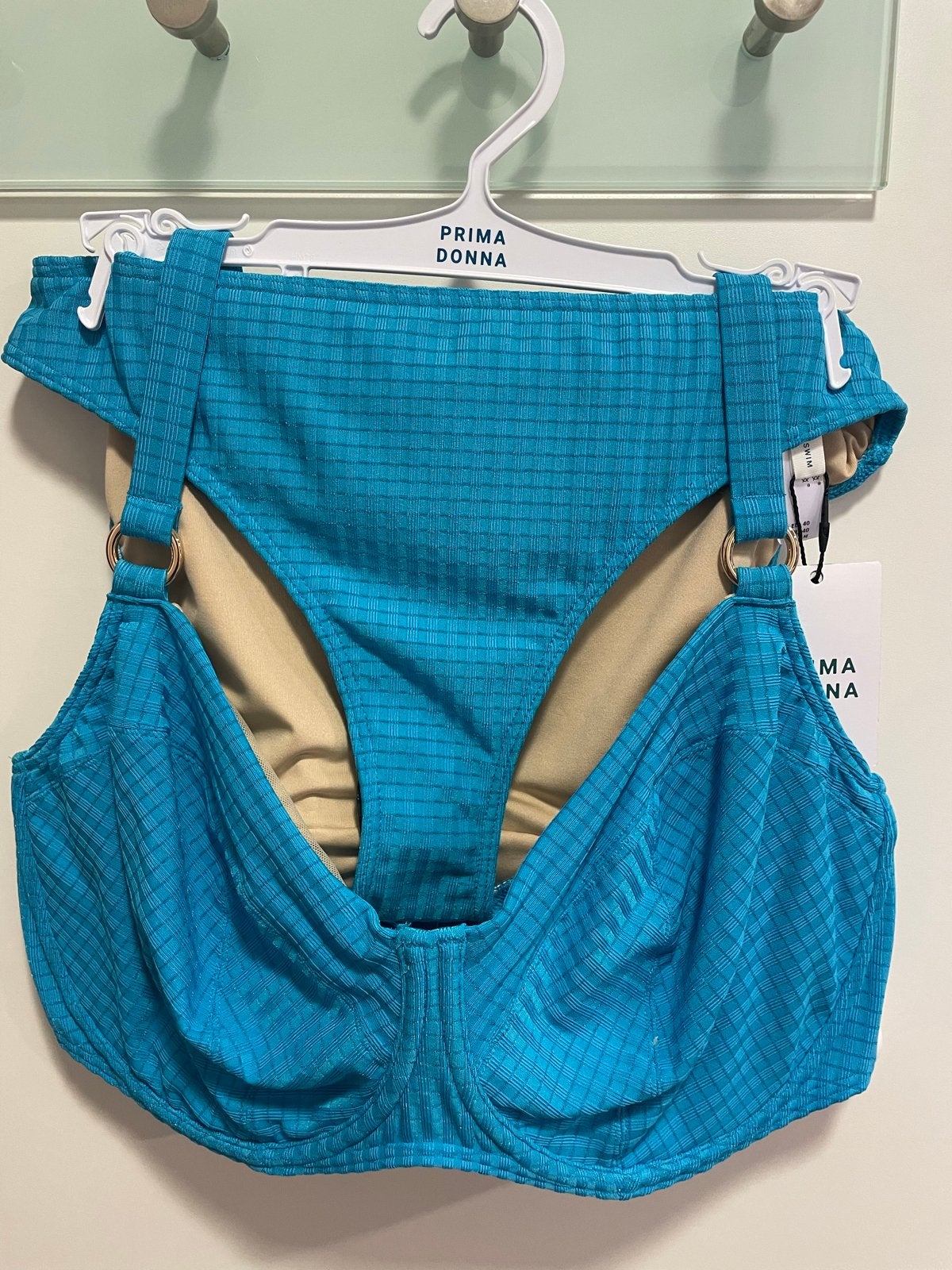 Prima Donna Bikini Set - Nieuw met labels top 85H broekje 40, Kleding | Dames, Verzenden, Nieuw, Blauw, Bikini