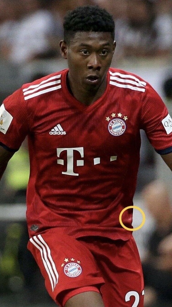 Matchworn Bayern Munchen shirt Alaba Supercup 2018, Maat XL, Ophalen of Verzenden, Zo goed als nieuw, Shirt