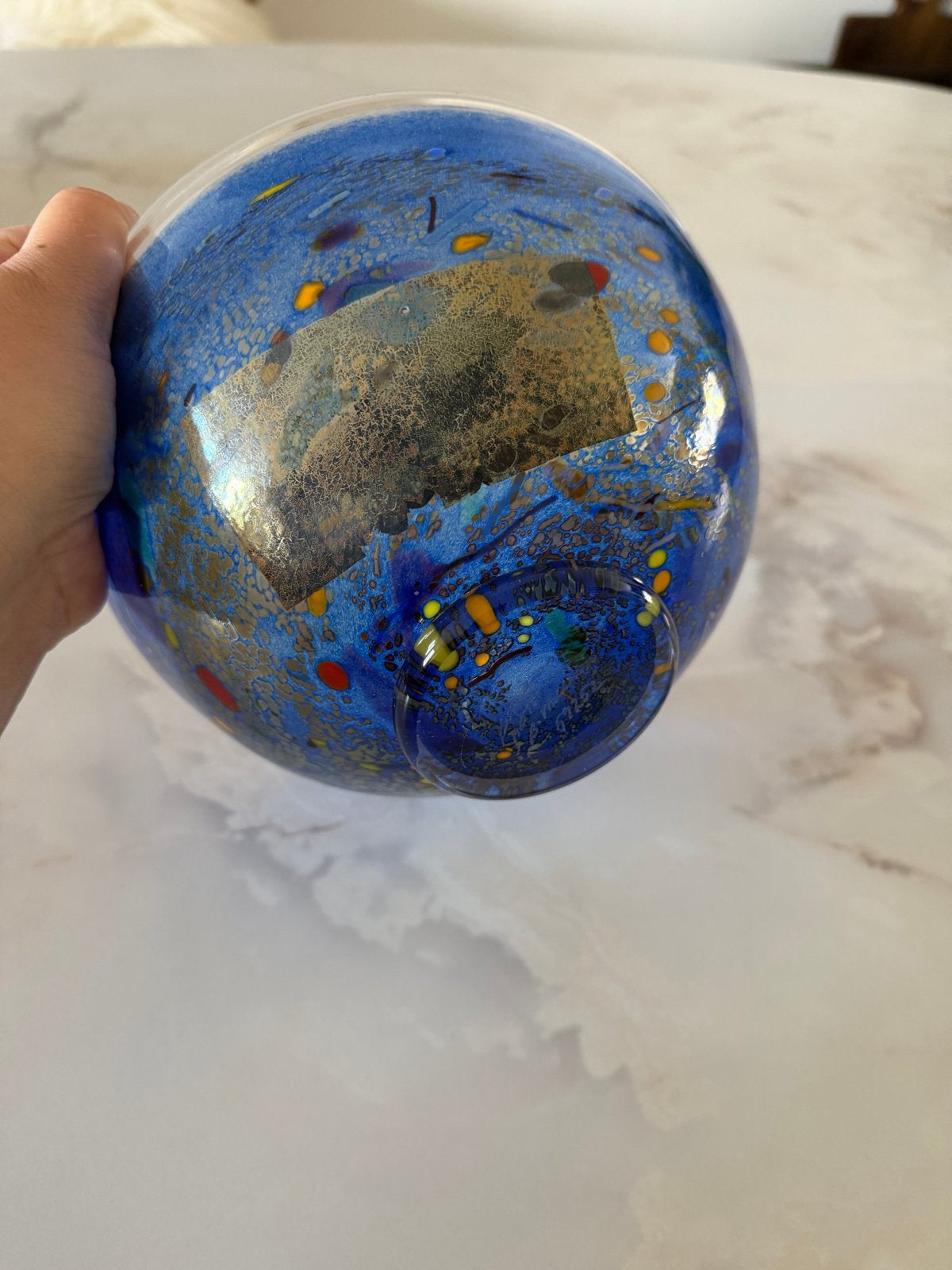 Kosta Boda Satellite Schaal - Bertil Vallien Kunstglas, Ophalen of Verzenden