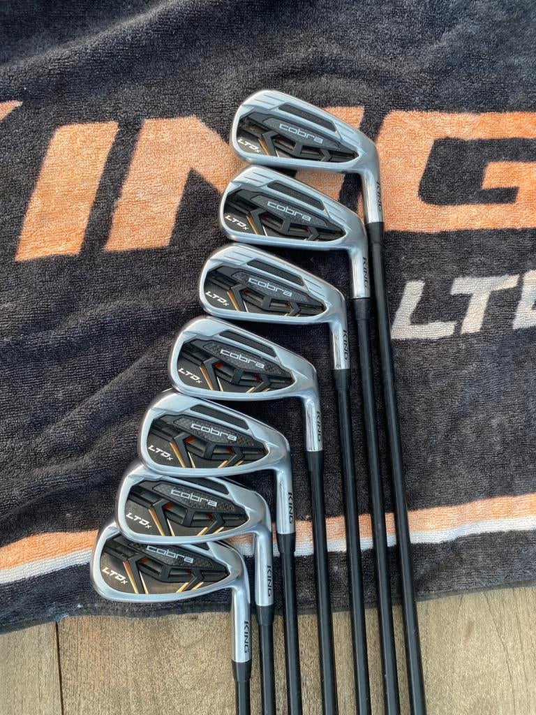 Cobra LTDX ijzer set 5-GW KBS graphite R75 shafts, Sport en Fitness, Golf, Ophalen of Verzenden, Gebruikt, Set, Overige merken