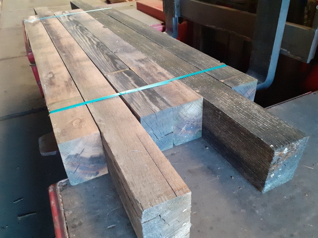 Partij gebruikte grenen balken 120x175mm -  6 stuks, Ophalen of Verzenden, Gebruikt, 180 tot 250 cm, Balken