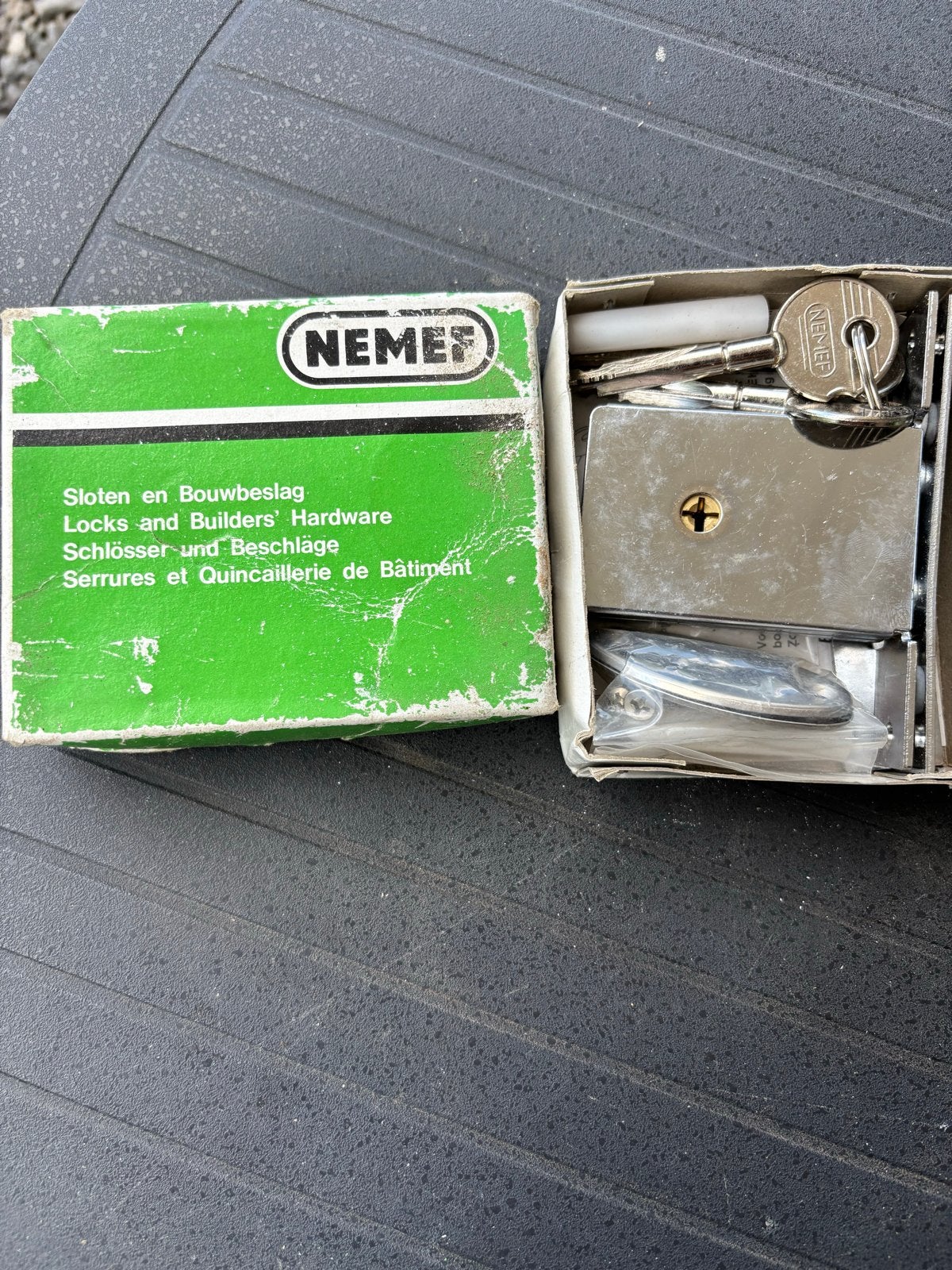NEMEF penslot - Nieuw in doos, Ophalen, Nieuw, Rvs, Slot