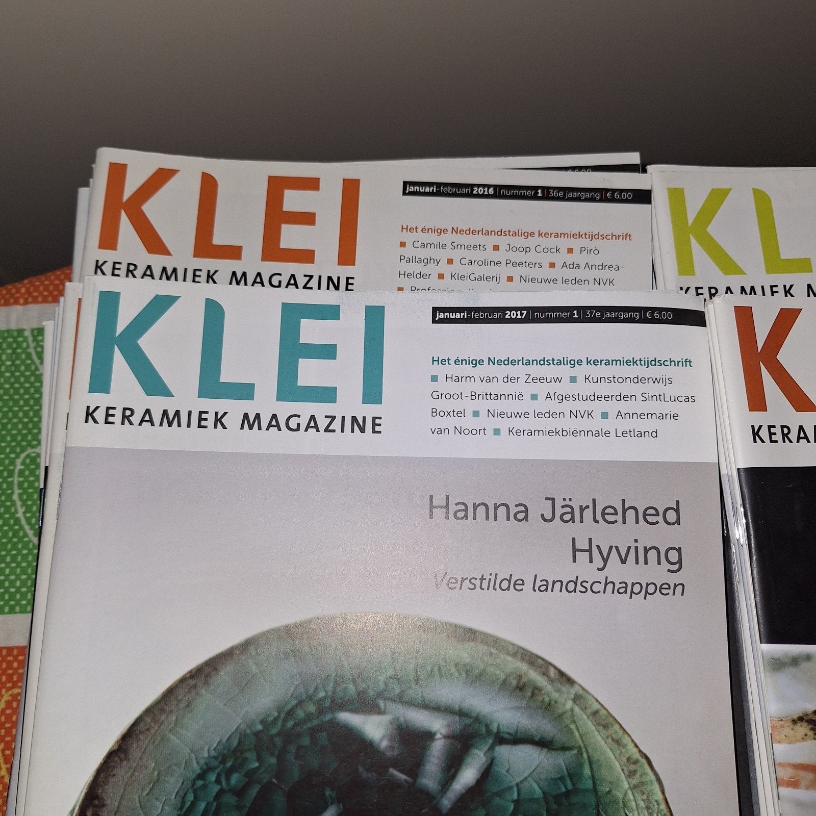 klei magazine jaargangen 2016 tot en met 2022, Ophalen of Verzenden, Zo goed als nieuw