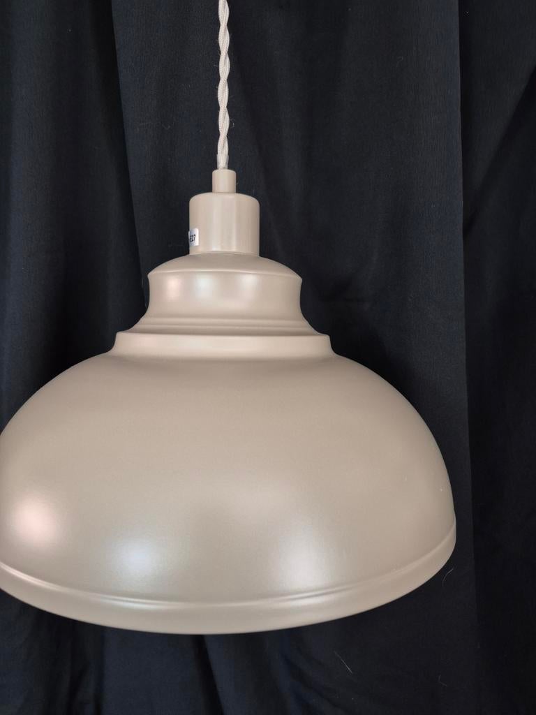 5x hanglamp takis beige taupe (ook 8x in grijswit), Ophalen of Verzenden, Zo goed als nieuw, Metaal, Minder dan 50 cm