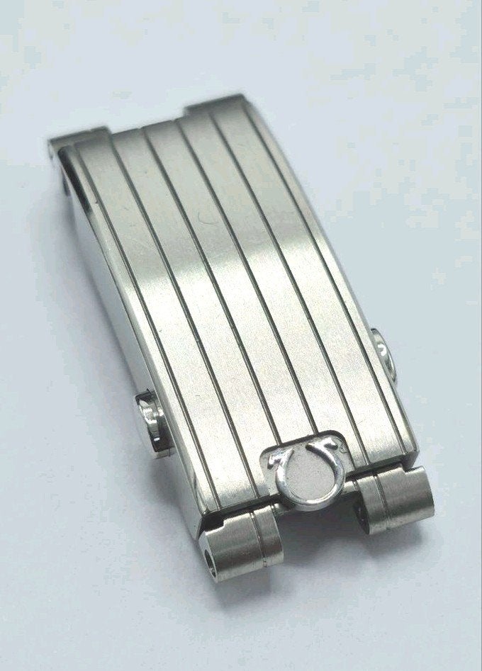 Omega speedmaster 20 mm / 3861 Clip sluiting met push, Ophalen of Verzenden, Omega, ., .