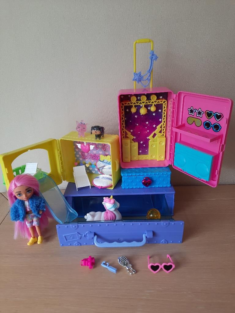 Barbie Extra mini set, Ophalen of Verzenden, Zo goed als nieuw, Barbie
