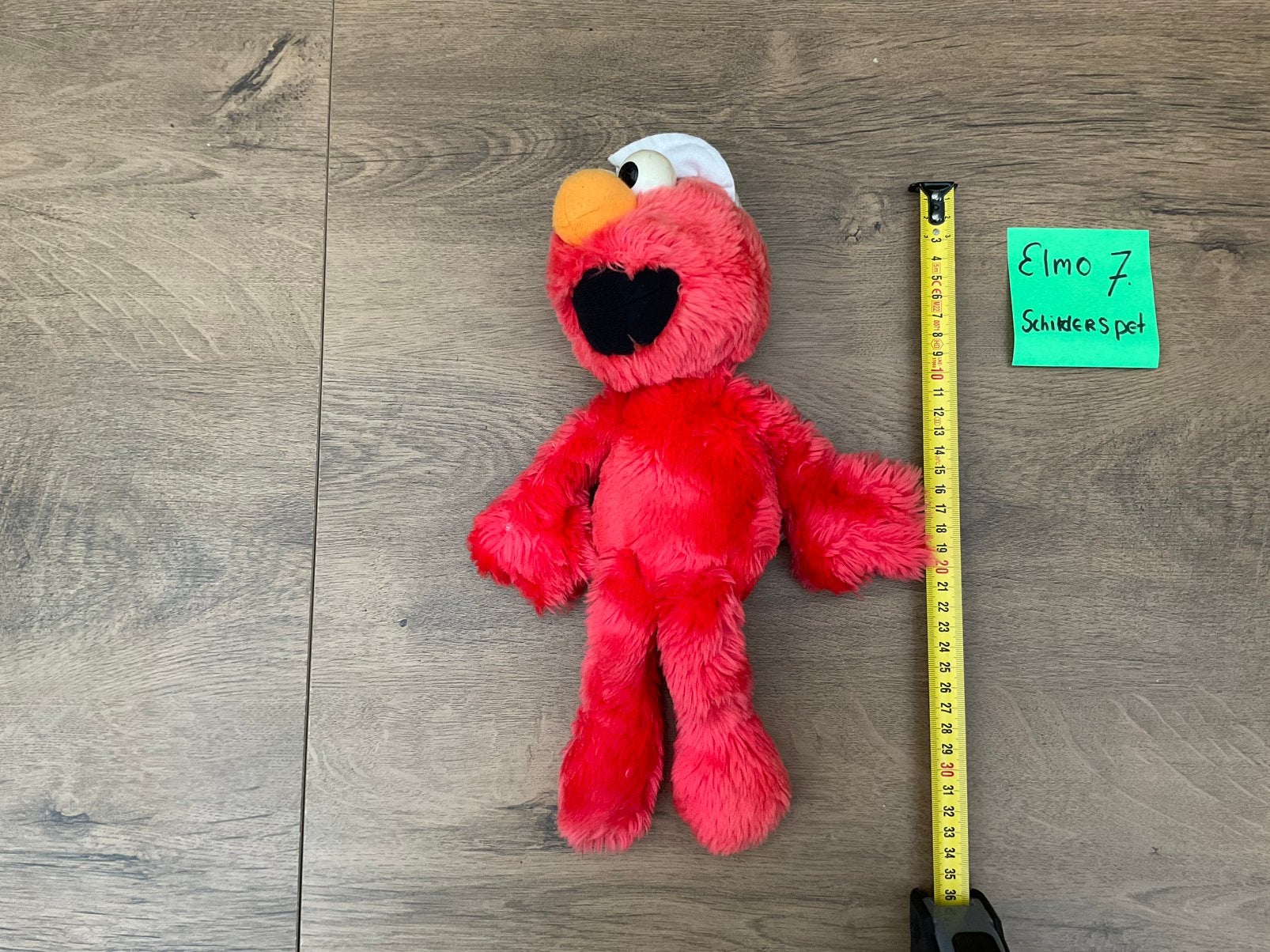 Gebruikte, niet kapot, vintage Elmo Painter Sesamstraat, Ophalen, Gebruikt, Beeldje of Figuurtje