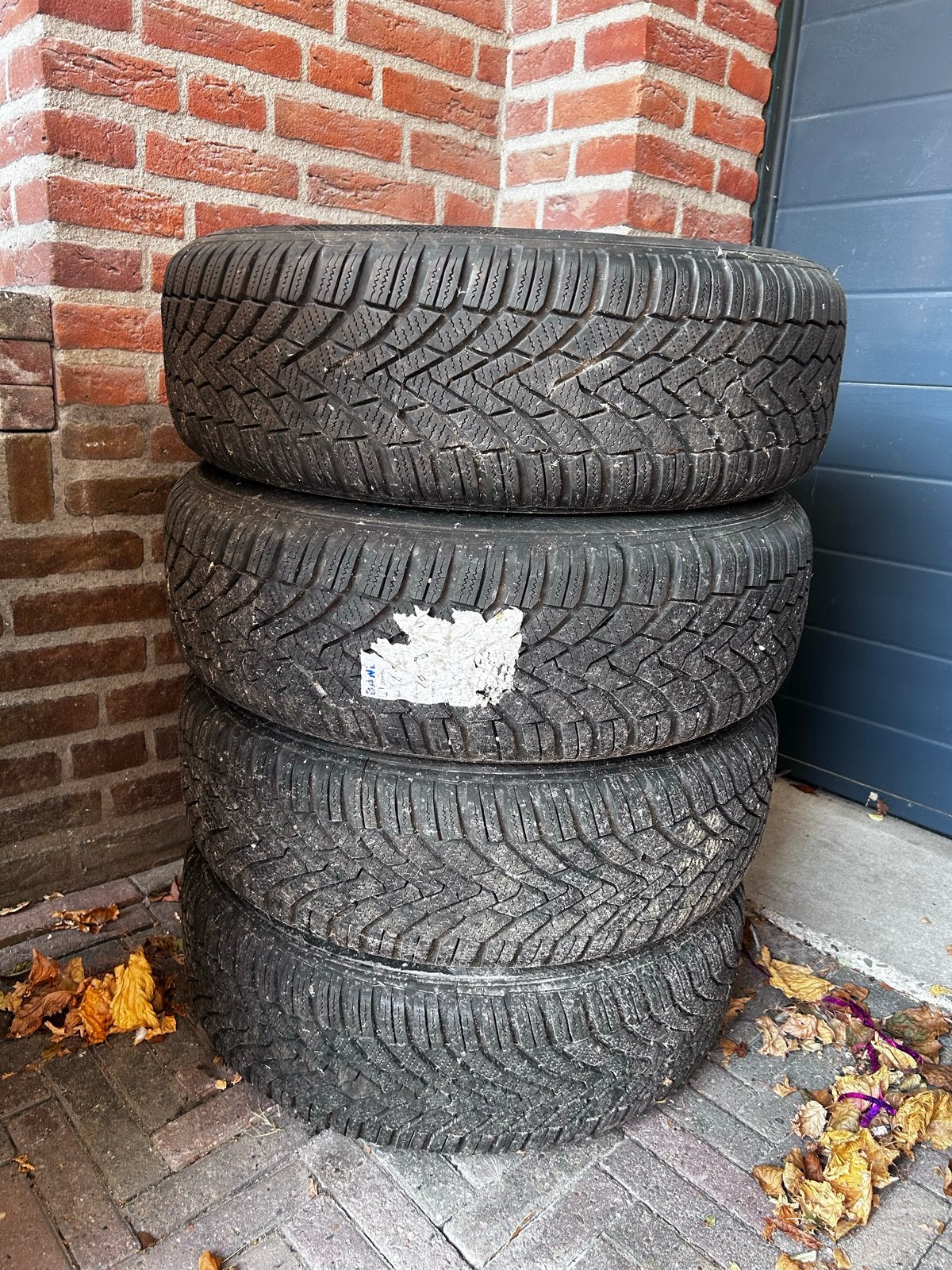 ContiWinterContact TS-850 Winterbanden op stalen velg, Ophalen, Gebruikt