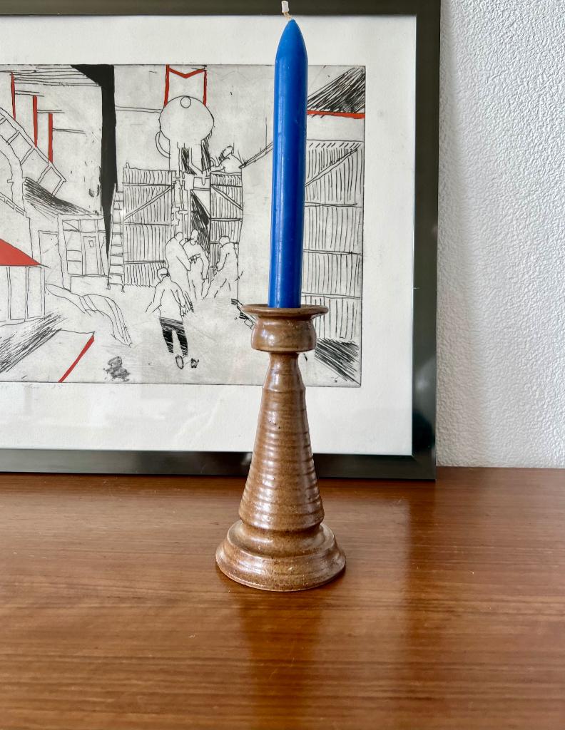 Minimalist/Modern Mid Century St. Paulus-Abdij Candlestick, Ophalen of Verzenden, Keramiek of Aardewerk